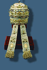 Tiara von Papst Pius X - Click on the icons for a large picture!