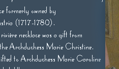 Accompanied by a fitted leather case inscribed on the reverse in German indicating the 

necklace was gifted from Empress Maria Theresia of Austria (1717-1780) to her daughter 

Archduchess Marie Christine (1742-1798) thence bequeathed to her nephew Archduke Carl 

(1771-1847), further gifted in 1908 to his daughter Archduchess Marie Caroline Rainer 

(1825-1915), who died childless.