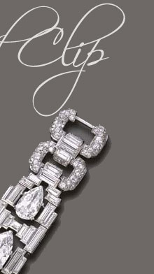 Diamond-Clip and Art-Deco bracelet Doris Duke Jewels Collection|Important Jewelry| Great Jewel Collector