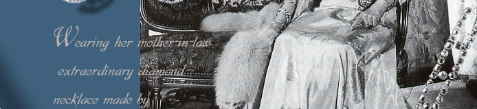 All Vanderbilt women have pearls ........Mrs Cornelius Vanderbilt IIIGrace Wilson Vanderbilt diamond necklace stomacher collier diamond jewel cartier gilded age belle epoque jewels golden age, the gilded age american dollar princess famous brooch 