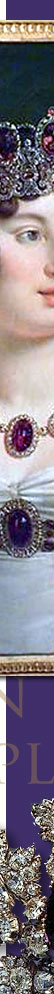 Amethyst Parure der Knigin Caroline von Neapel, Schwester von Kaiser Napoleon Bonaparte, Amethyst Diamant Diadem |Amethyst-Diamant-Armband, Amethyst-Ohrgehnge, Amethyst-grtel, Amethyst - Collier- mit Diamanten, Kamm mit Diamant-Amethysten historischer Schmuck und Juwelen