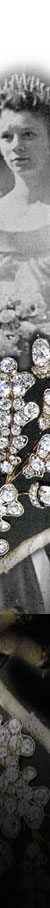 Acorn marriage of the Earl of Dumfries eldest son and heir of the Marquess and Marchioness of Bute, to Miss Nicola Weld-Forester acorns and oak leaves to match the magnificent diamond  heirloom Stuart tiara