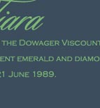 Harcourt Smaragde  - Collier und Tiara |  Harcourt Emeralds - The famous Necklace and the outstanding Tiara England Nobles Royal Jewel,royalty,british aristrocraty,nobles,royals,british,england,u.k,royal jewels