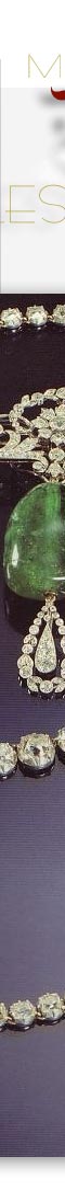 Large Drop Cabochon Emerald and Diamond Brooch-Pendant |Royal Jewels| Princess Marie Louise of Schleswig-Holstein