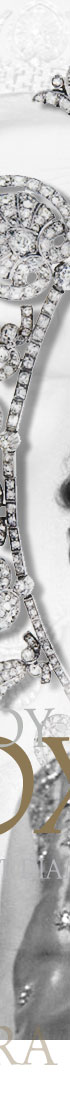 Palmette Tiara| Anthemions Diamond Diadem and Diamond Necklace Lady Alice Fox| Jewel History