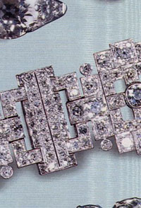 Diamond-brooch - Bowbrooch