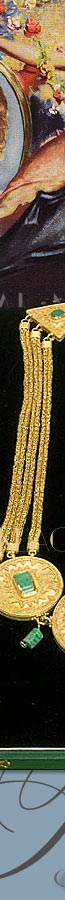 royal wedding present gift given to Princess Elizabeth by King Farouk of Egypt - the egyptian gold necklace dating back to the third century and incorpation one of the earliest egyptian coins