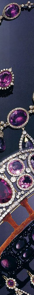 Royal Amethyst Parure 1815 Queen Mary| Diamond Amethyst Tiara Amethyst Necklace Amethyst Brooch Amethyst Earrings | British Royal Jewelry Windsor | Royal Jewels Queen Mary England
