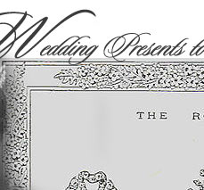 Knigliche Hochzeitsgeschenke an Queen Mary