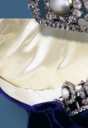 Fine Pear-shaped Pearl and Diamond Tiara  from the Collection of the Duke of Westminster