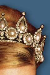 Westminster-Grosvenor Pearl Drop Tiara | Orientperlen Tropfen aus der Schatzkammer der Herz�ge