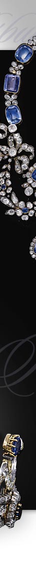 Habsburg Sapphires Parure,Fleur de Lys Brooches, Stomacher, Necklace