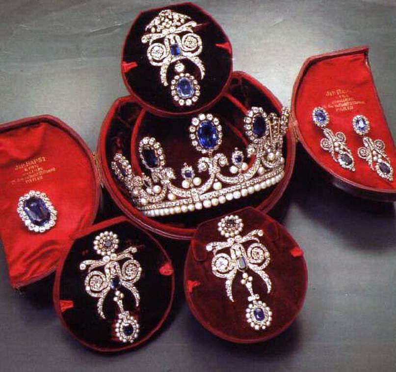 orleans sapphire parure