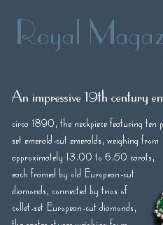 Kolumbianische Smaragde