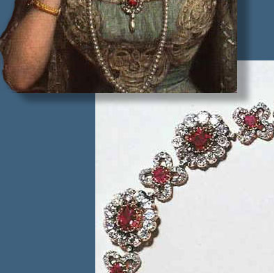 Rubinschmuck der K&ouml;nigin Elisabeth Ludovika von Preu&szlig;en  |Ruby-Parure Queen Elisabeth Ludovika of Prussia | Schmuck aus dem Hause Hohenzollern Preussen