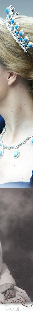 T&uuml;rkis-Diamant 
          Schmuck der Herzogin Viktoria Adelheid von Sachsen-Coburg und Gotha nobel jewels,Turquoises,necklace,Princess,Sachsen-Coburg gotha,koechert,turkis,T�rkisschmuck,diadem,Parure,set,garnitur,Turquoise,Tiara,duchess,herzogin,Schmuck,royals,royal jewels,diamant,diamonds,kaufe,turquois,kaufen,verkaufen,gold royal jewel history,jewelry historic,german royals,monarchy