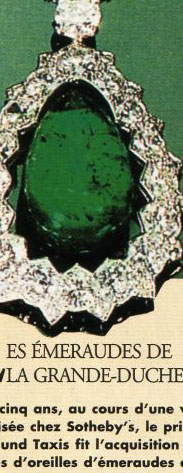 Historische Juwelen....Die Smaragd-Ohrringe der Grossfrstin Wladimir | The Emerald Earrings of the Grand Duchess Wladimir 