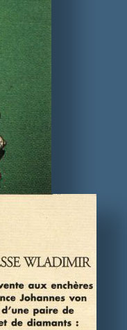 Historische Juwelen - Imperialen Romanov Smaragd-Ohrringe der Grossfrstin Wladimir | The Emerald Earrings of the Grand Duchess Wladimir aus der Schatzkammer der Frsten von Thurn und Taxis