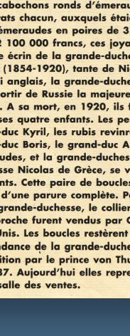 Historische Juwelen....Die Smaragd-Ohrringe der Grossfrstin Wladimir | The Emerald Earrings of the Grand Duchess Wladimir 