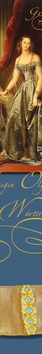 Grossfrstin Olga mit Prunkgrtel| Golden belt of the Grand Duchess Olga, Queen of Wuerttemberg