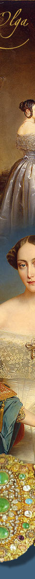 Grossfrstin Olga mit Prunkgrtel| Golden belt of the Grand Duchess Olga, Queen of Wuerttemberg