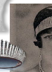 Duchess de ValentinoisDiamaond Fringe Tiara | Royal Jewels Grimaldi Monaco| Jewelry History 