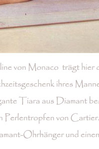 Tiaras Prinzessin Caroline mit der eleganten Cartier Tiara | Royal Jewel History| Royal Sapphires  Monaco Monte-Carlo Schmuck Juwelen Geschichte - kniglicher Schmuck Juwelen |  history story of jewelry 