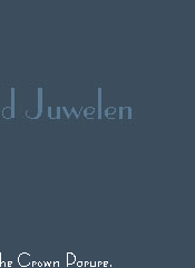 Bow brooch or stomacher that is part of the Crown Parure.

 The brooch is made from 18th century bows that came probably 

  with some military order. Wilhelmina of Prussia, the mother of 
 
   King Willem I, wore one on a ribbon around her neck. When in 

    1897 the old crown parure was dismantled (it only existed since 1879) 

       to make way for the new one. The bow brooches that were also part 

        of the family jewels were augmented with 17th century triangular 

          diamonds and other old stones. Some of the stones date from 

