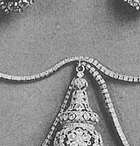 Diamonds Diamond Collets Princess Dolgorouki Bird Brooch large Diamonds,diamond collet, riviere, diamond brooch,faberge brooch, bow brooch of diamonds,earrings of diamonds,Joyaux de Princesse de Lobanonff Rostoff, romanov,russian court jewels