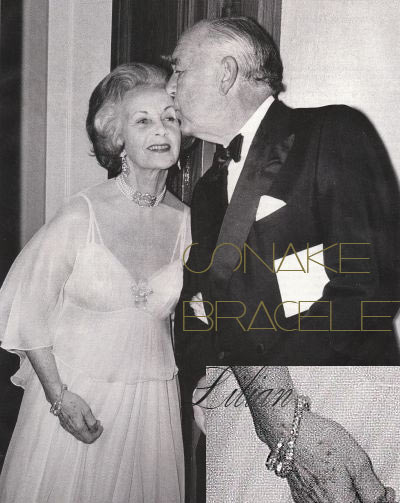 snake serpent bracelet diamonds and gold Lilian of sweden margaret 