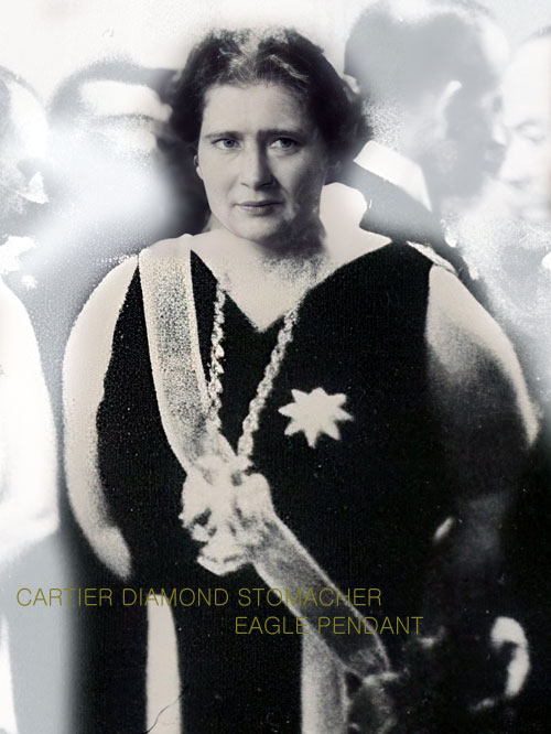 Queen Maria of Yugoslavia�s Cartier Diamond EagleCartier Diamond Eagle Stomacher pendant queen of yugoslavia 